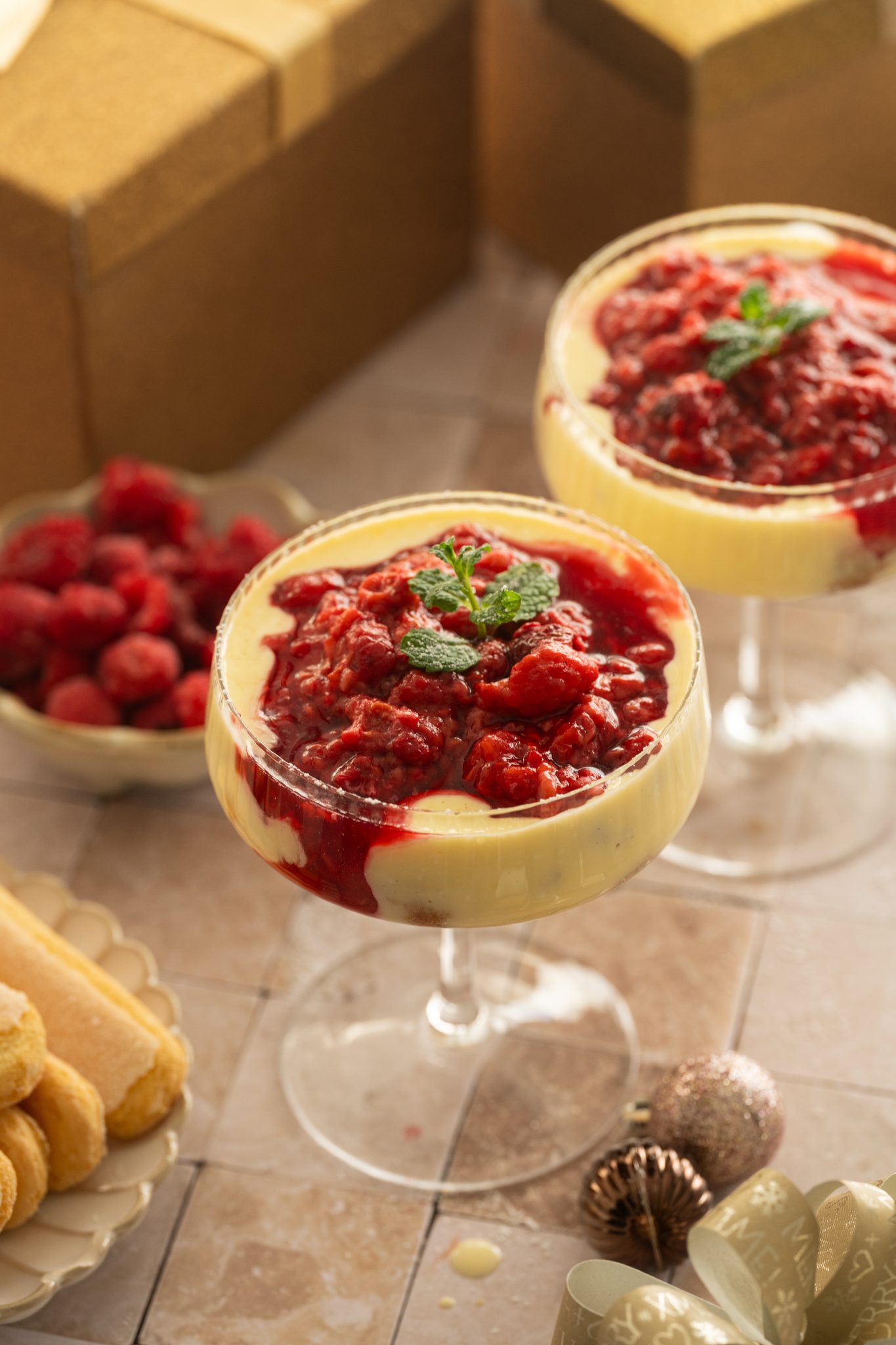 Zimski malinin tiramisu