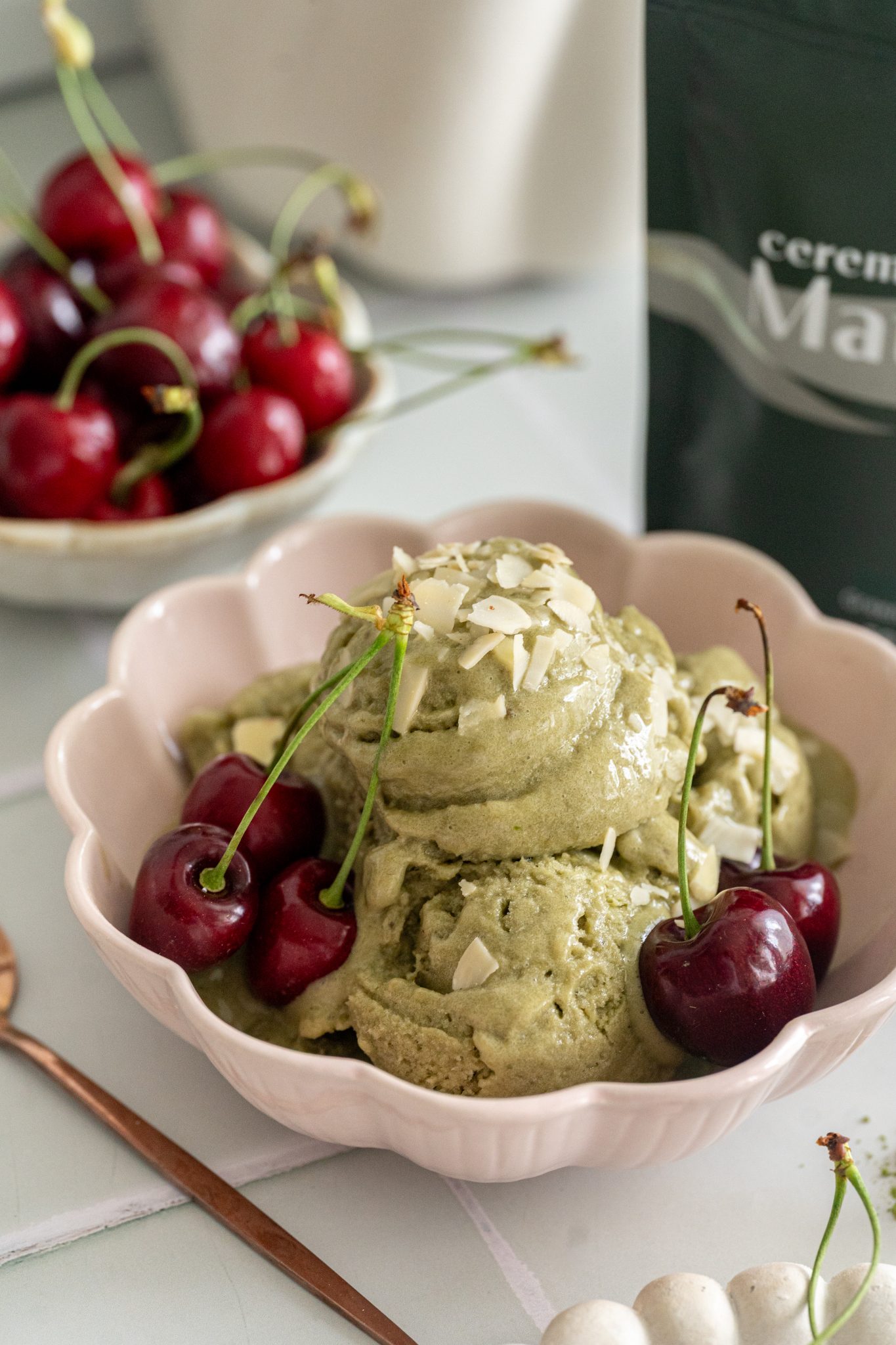 Matcha sladoled iz 4 sestavin